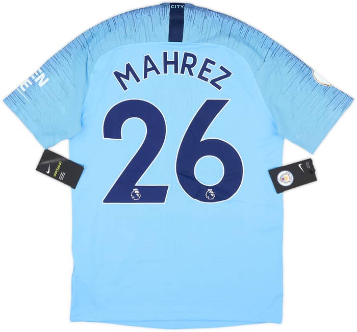 2018-19 Manchester City Authentic Home Shirt Mahrez #26 (S)