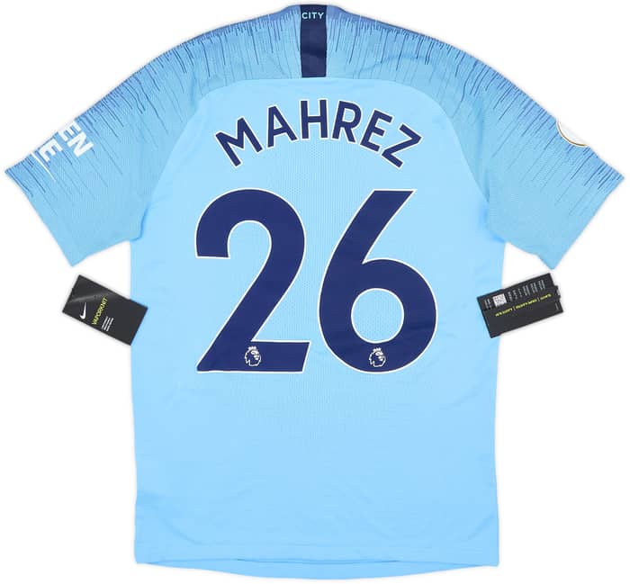2018-19 Manchester City Authentic Home Shirt Mahrez #26 (S)