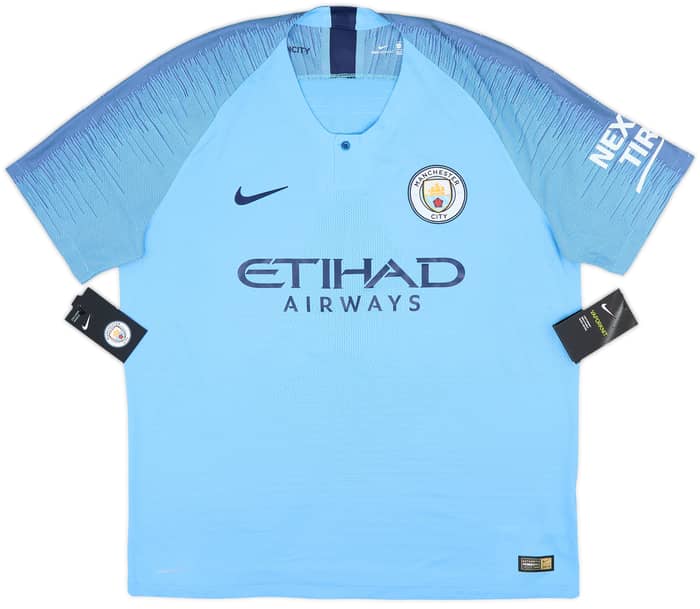 2018-19 Manchester City Authentic Home Shirt Mahrez #26 (XL)