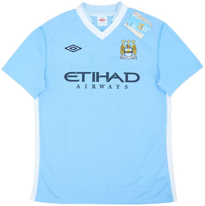2011-12 Manchester City Home Shirt De Jong #34 (L)