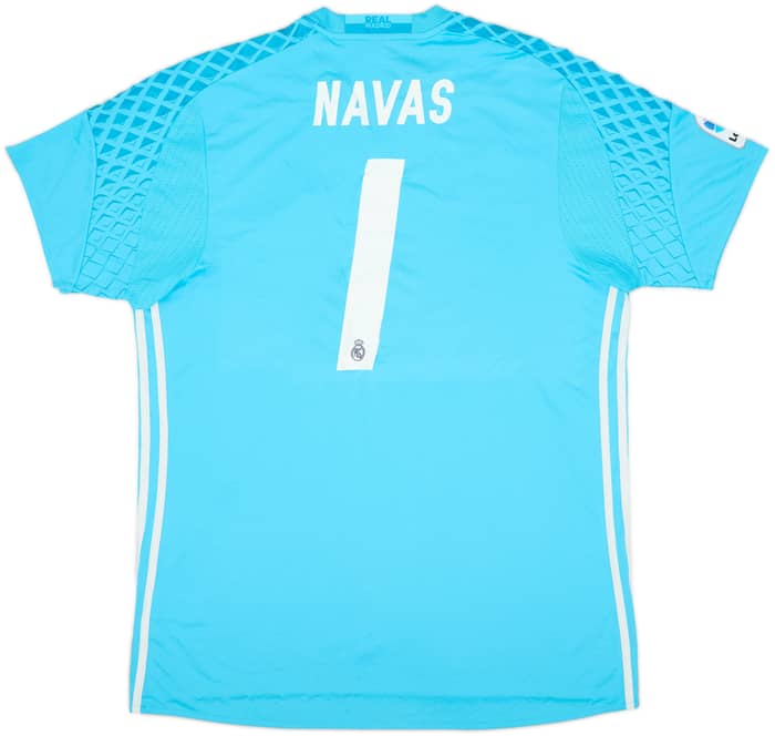 2016-17 Real Madrid GK S/S Shirt Navas #1 (XL)