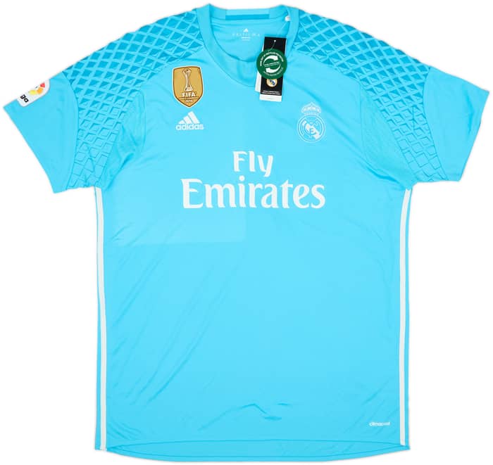 2016-17 Real Madrid GK S/S Shirt Navas #1 (XL)