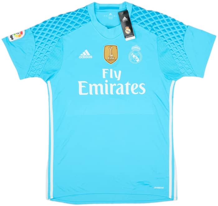 2016-17 Real Madrid GK S/S Shirt Navas #1 (M)