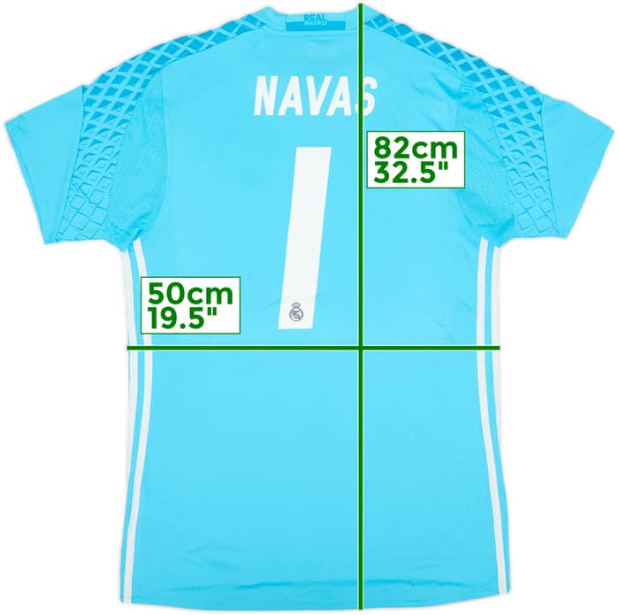 2016-17 Real Madrid GK S/S Shirt Navas #1 (M)