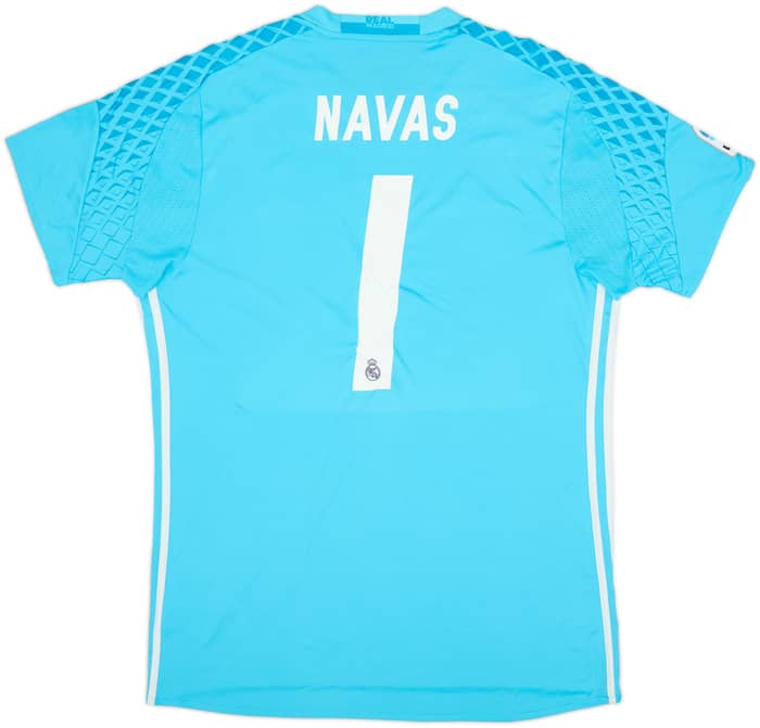 2016-17 Real Madrid GK S/S Shirt Navas #1 (L)