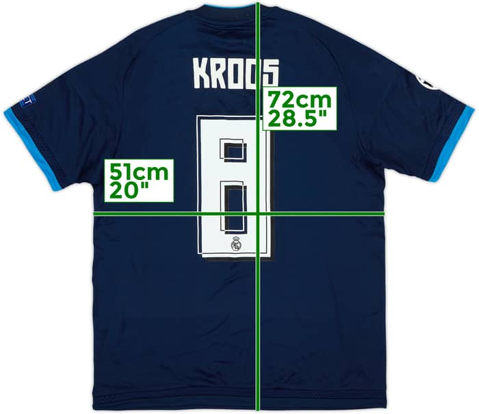 2015-16 Real Madrid Third Shirt Kroos #8 (M)