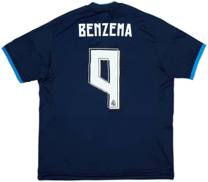 2015-16 Real Madrid Third Shirt Benzema #9 (L)