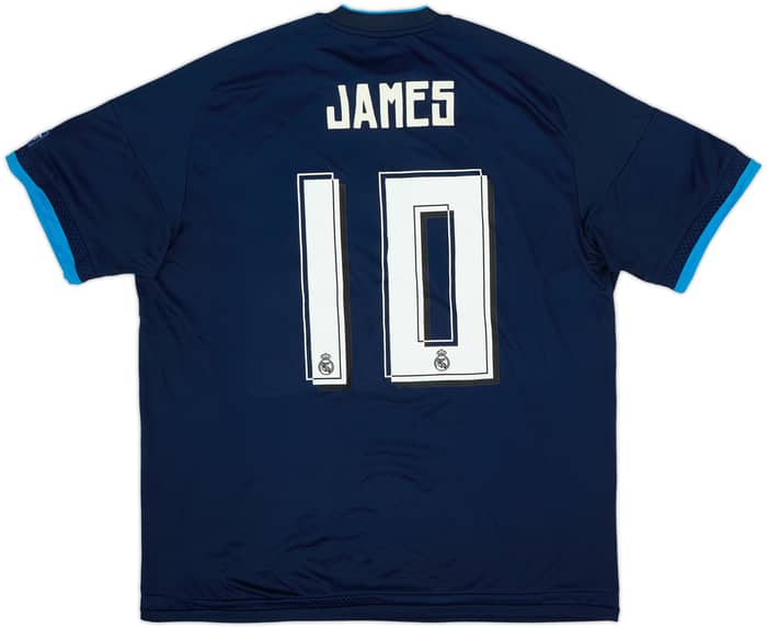 Camiseta de la tercera equipación del Real Madrid 2015-16 James #10 (L)