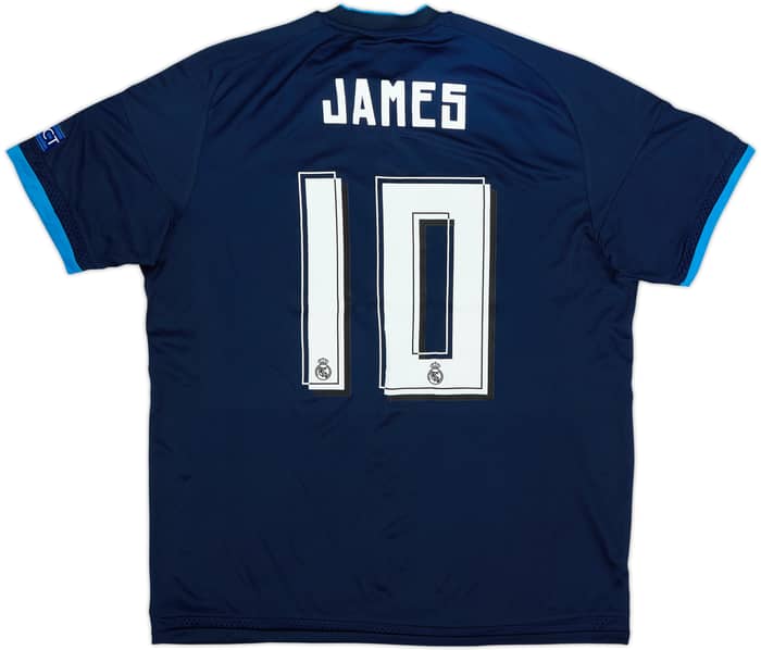 Camiseta de la tercera equipación del Real Madrid 2015-16 James #10 - 8/10 - (L)