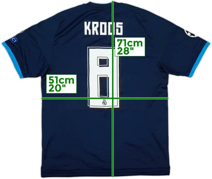 Camiseta de la tercera equipación del Real Madrid 2015-16 Kroos #8 (M)