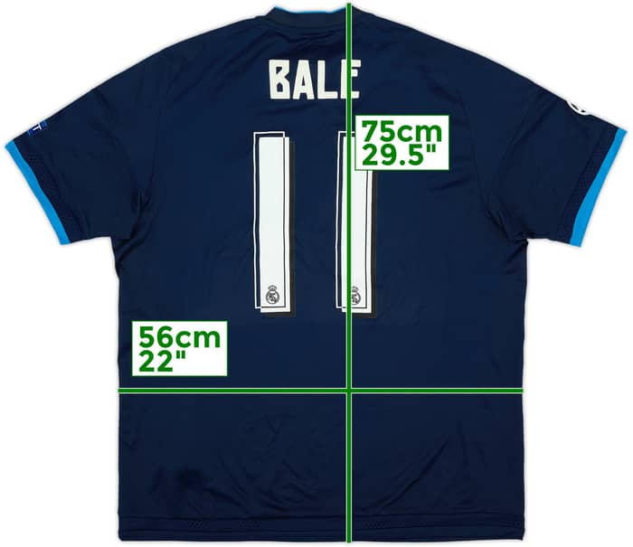 Camiseta de la tercera equipación del Real Madrid 2015-16 Bale #11 (L)