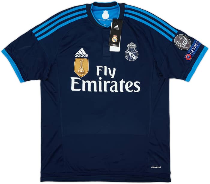 Camiseta de la tercera equipación del Real Madrid 2015-16 Sergio Ramos #4 (M)