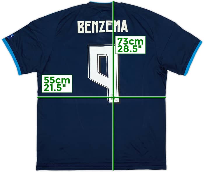 2015-16 Real Madrid Third Shirt Benzema #9 (L)