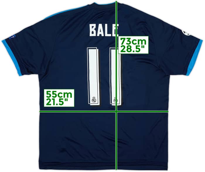 Camiseta de la tercera equipación del Real Madrid 2015-16 Bale #11 (L)