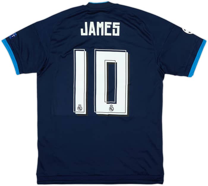 Camiseta de la tercera equipación del Real Madrid 2015-16 James #10 (S)
