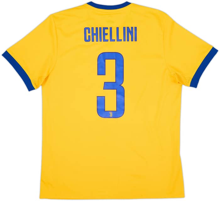 2017-18 Juventus Away Shirt Chiellini #3 (L)