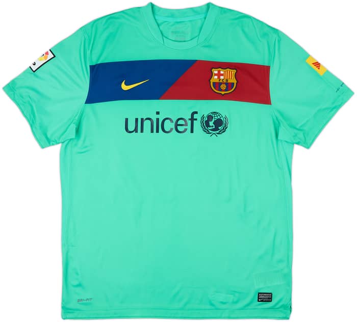 2010-11 Barcelona Away Shirt David Villa #7 - 10/10 - (XL)