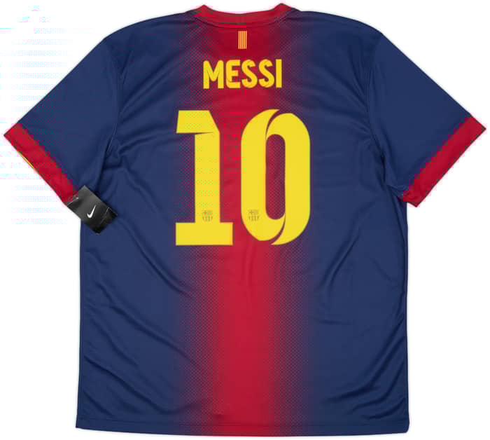 2012-13 Barcelona Player Issue Home Shirt Messi #10 (XL)