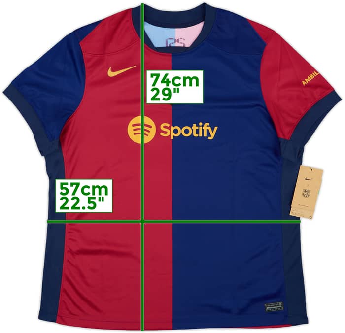 2024-25 Barcelona Home Shirt (Women's XL)