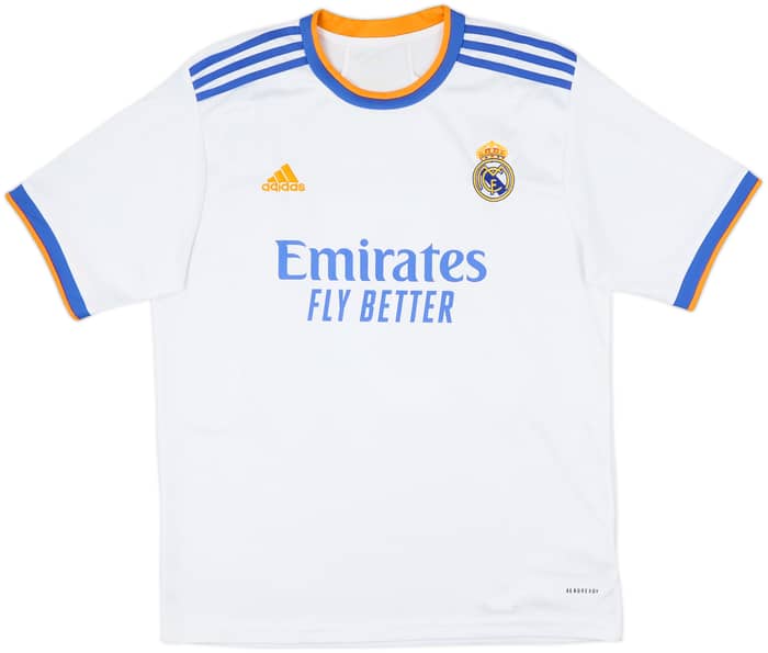 2021-22 Real Madrid Home Shirt Benzema #9 - 7/10 - (XXL)