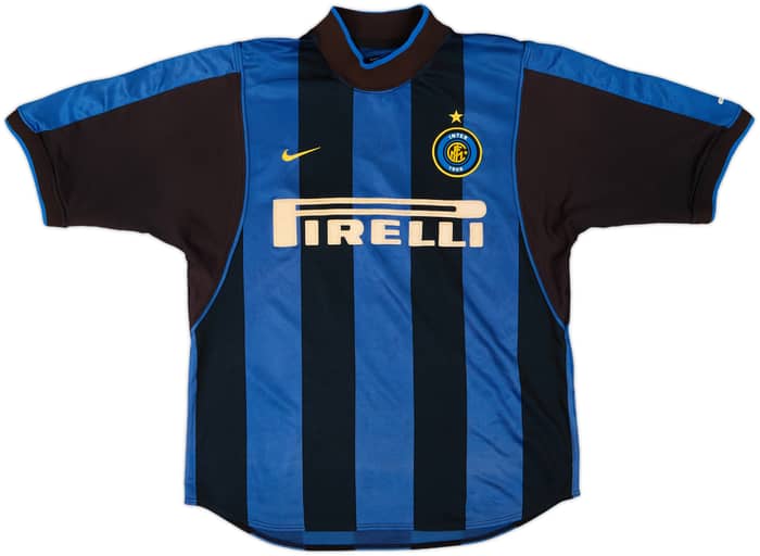 2000-01 Inter Milan Home Shirt Ronaldo #9 - 6/10 - (M)
