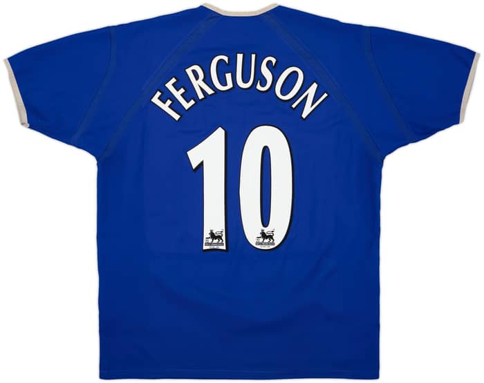 2003-04 Everton Home Shirt Ferguson #10 - 7/10 - (L)