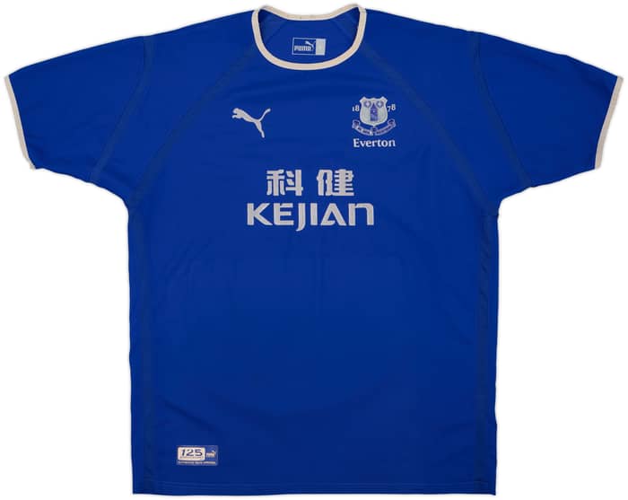 2003-04 Everton Home Shirt Ferguson #10 - 7/10 - (L)