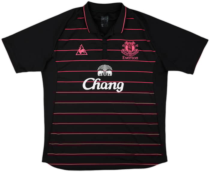 2009-10 Everton Away Shirt Saha #8 - 8/10 - (XL)