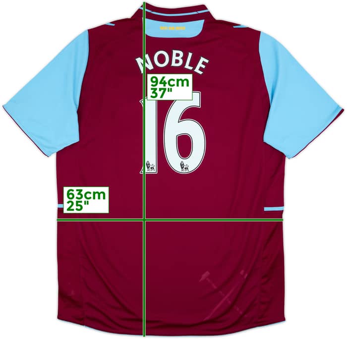 2012-13 West Ham Home Shirt Noble #16 (3XL)