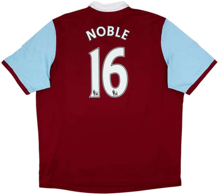 2013-14 West Ham Home Shirt Noble #16 - 7/10 - (3XL)