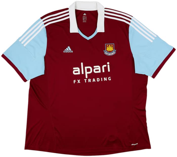 2013-14 West Ham Home Shirt Noble #16 - 7/10 - (3XL)