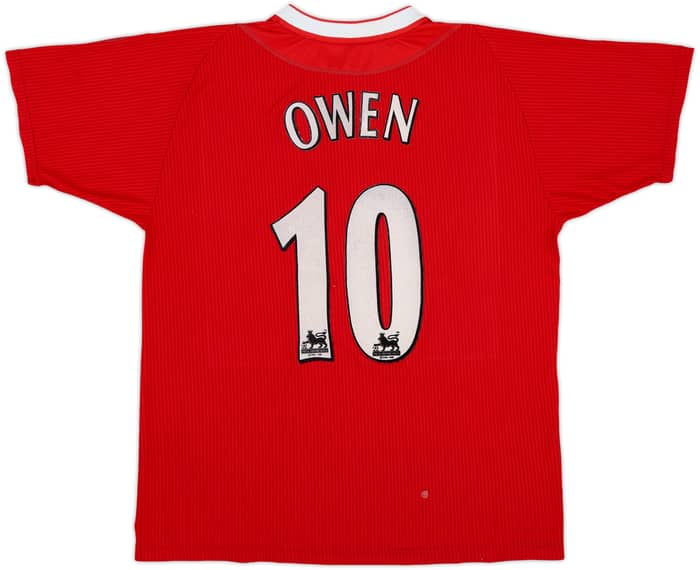 2002-04 Liverpool Home Shirt Owen #10 - 6/10 - (S)