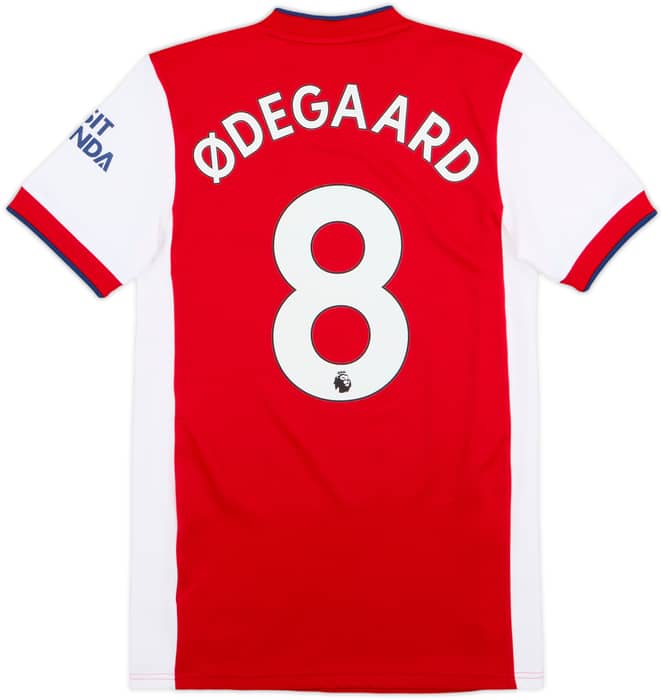 2021-22 Arsenal Home Shirt Odegaard #8 - 7/10 - (XS)
