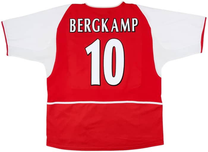 2002-04 Arsenal Home Shirt Bergkamp #10 - 8/10 - (XXL)
