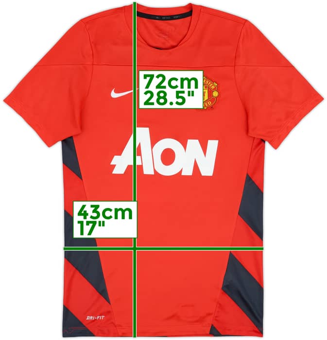 2013-14 Manchester United Nike Training Shirt - 7/10 - (S)