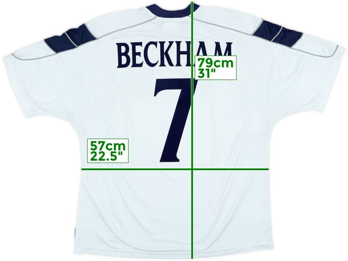 1999-00 Manchester United Third Shirt Beckham #7 - 5/10 - (XXL)