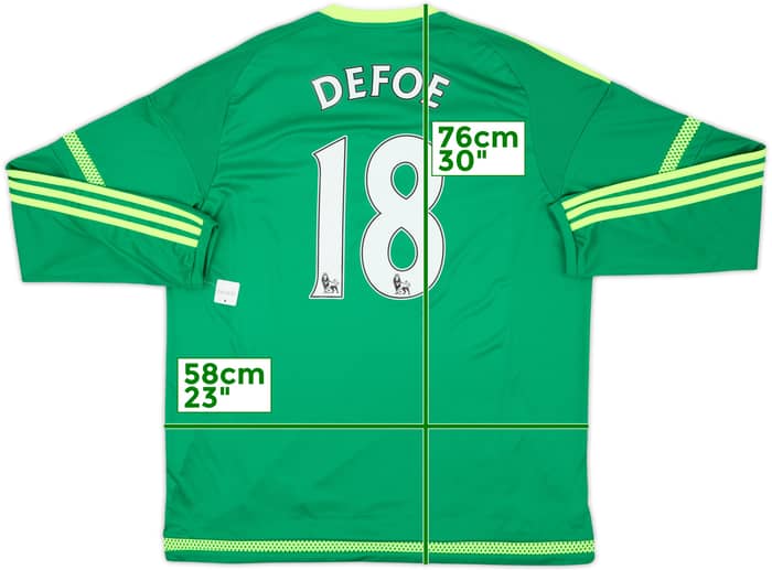 2015-16 Sunderland Away L/S Shirt Defoe #18 (XL)