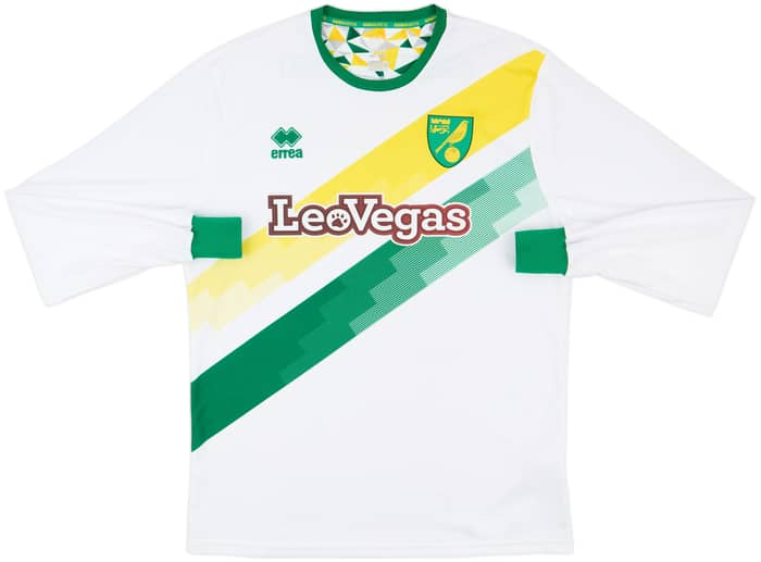 2018-19 Norwich Away L/S Shirt - 10/10 - (XXL)