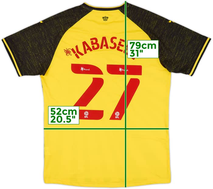 2020-21 Watford Home Shirt Kabasele #27 - 8/10 - (L)