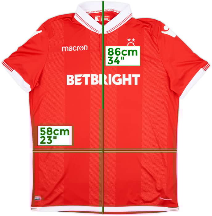 2018-19 Nottingham Forest Home Shirt - 10/10 - (3XL)