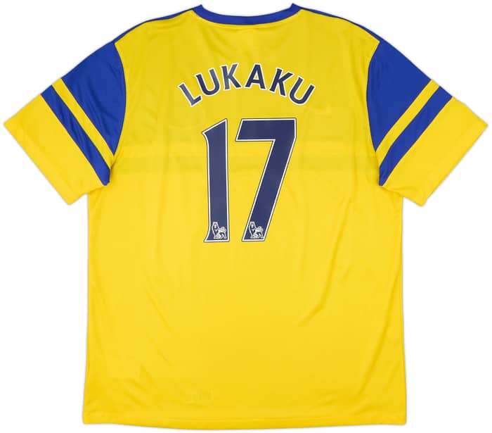 2013-14 Everton Away Shirt Lukaku #17 - 10/10 - (XL)