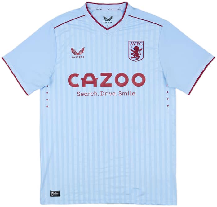 2022-23 Aston Villa Authentic Away Shirt Buendia #10 - 8/10 - (M)