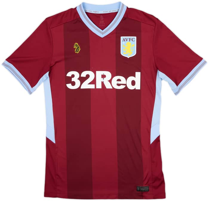 2018-19 Aston Villa Home Shirt - 5/10 - (S)