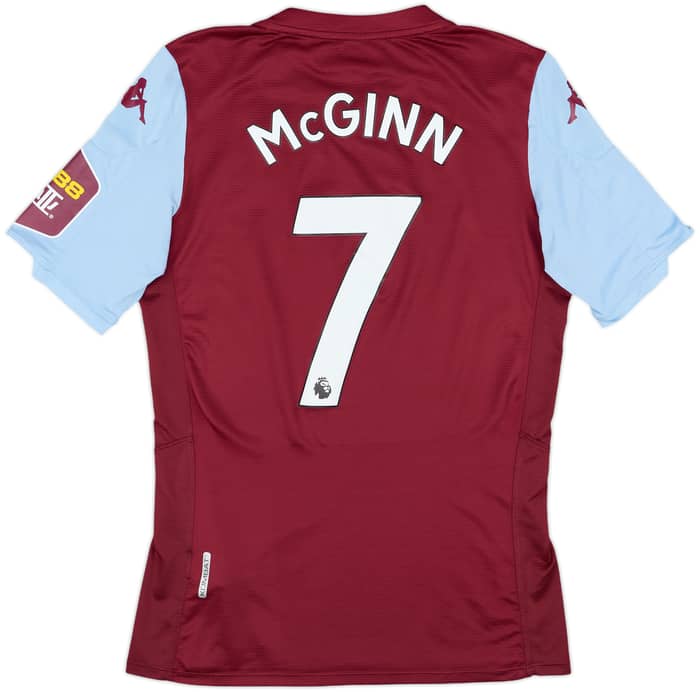 2019-20 Aston Villa Authentic Home Shirt McGinn #7 - 7/10 - (M)