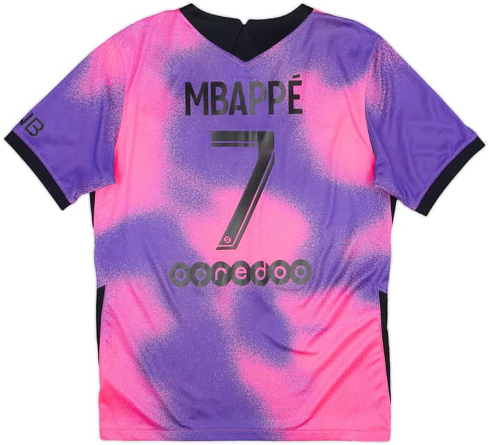 2020-21 Paris Saint-Germain Fourth Shirt Mbappe #7 - 10/10 - (M)