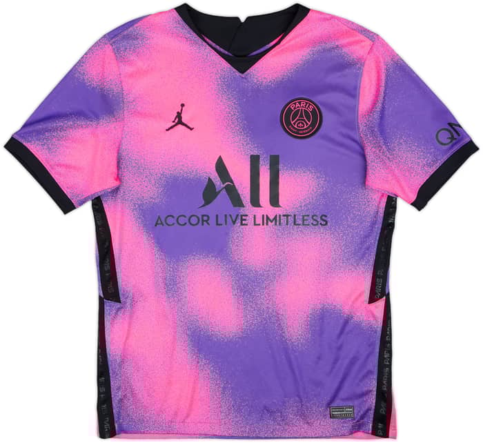 2020-21 Paris Saint-Germain Fourth Shirt Mbappe #7 - 10/10 - (M)