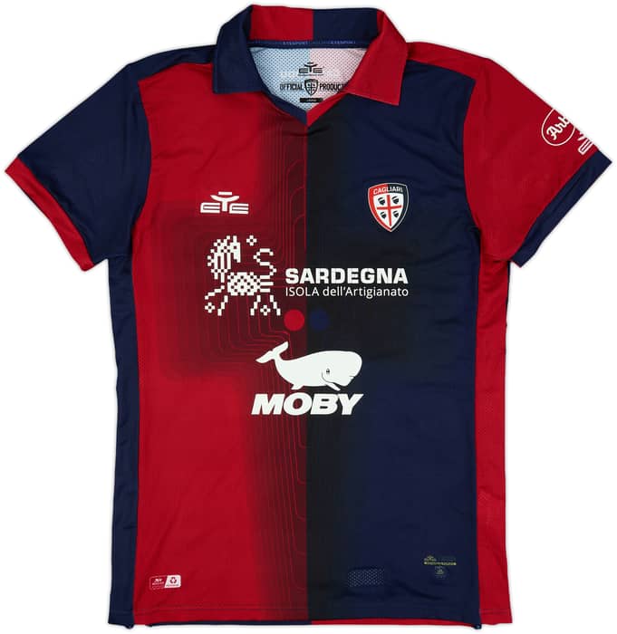 2023-24 Cagliari Home Shirt - 8/10 - (L)