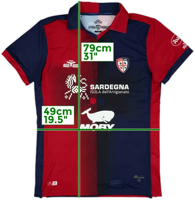 2023-24 Cagliari Home Shirt - 8/10 - (L)