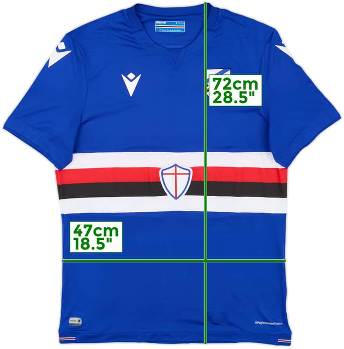 2020-21 Sampdoria Home Shirt - 10/10 - (M)
