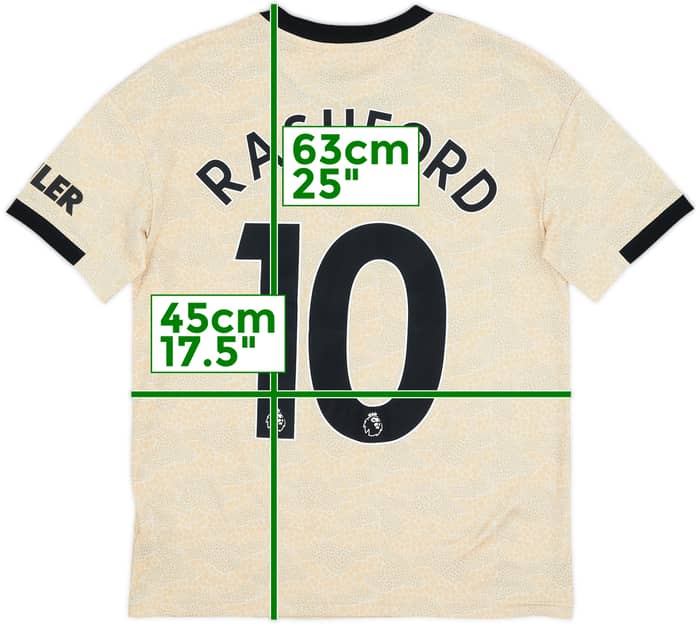 2019-20 Manchester United Away Shirt Rashford #10 - 7/10 - (L.Boys)